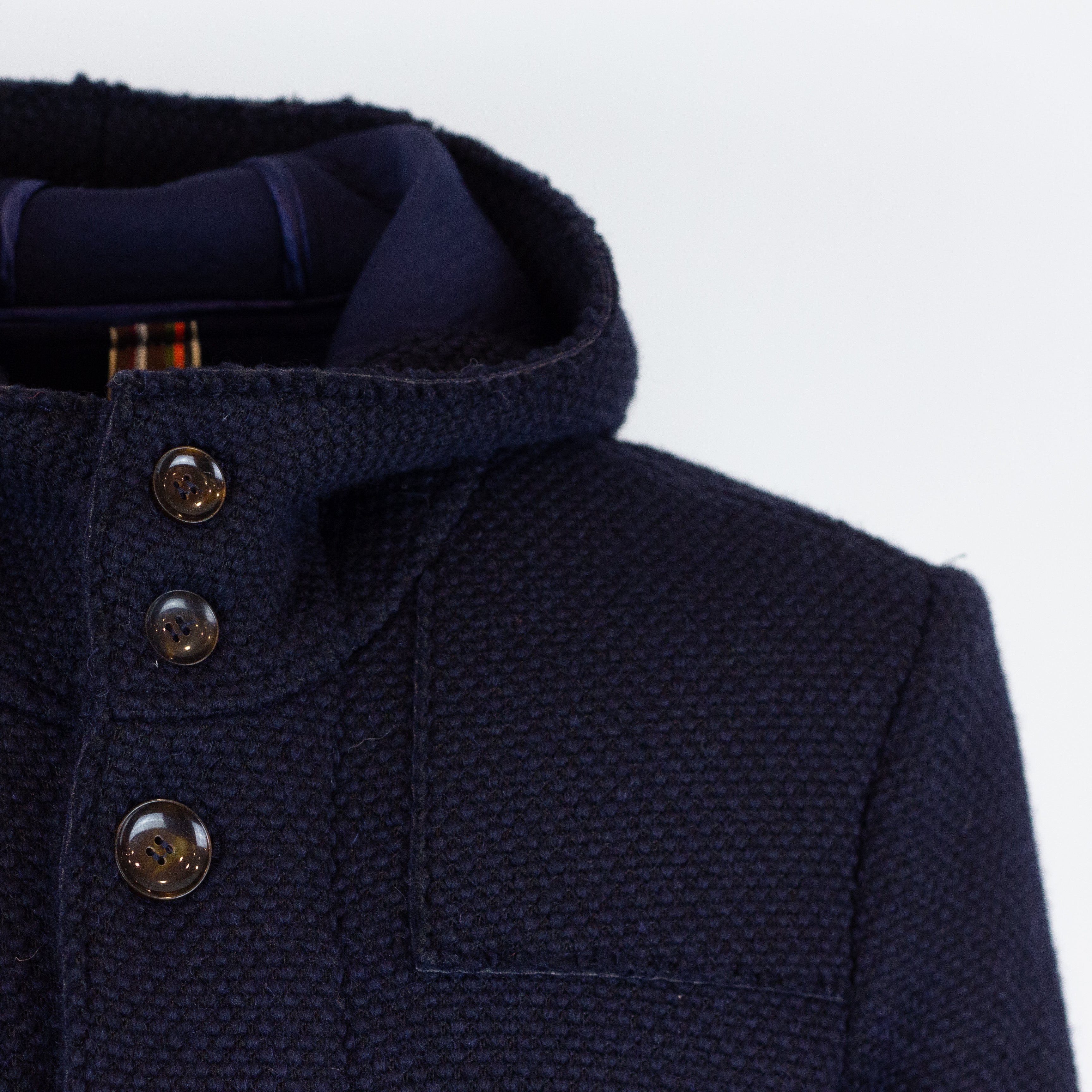 Cappotto QB24 Parka Piquet Blu