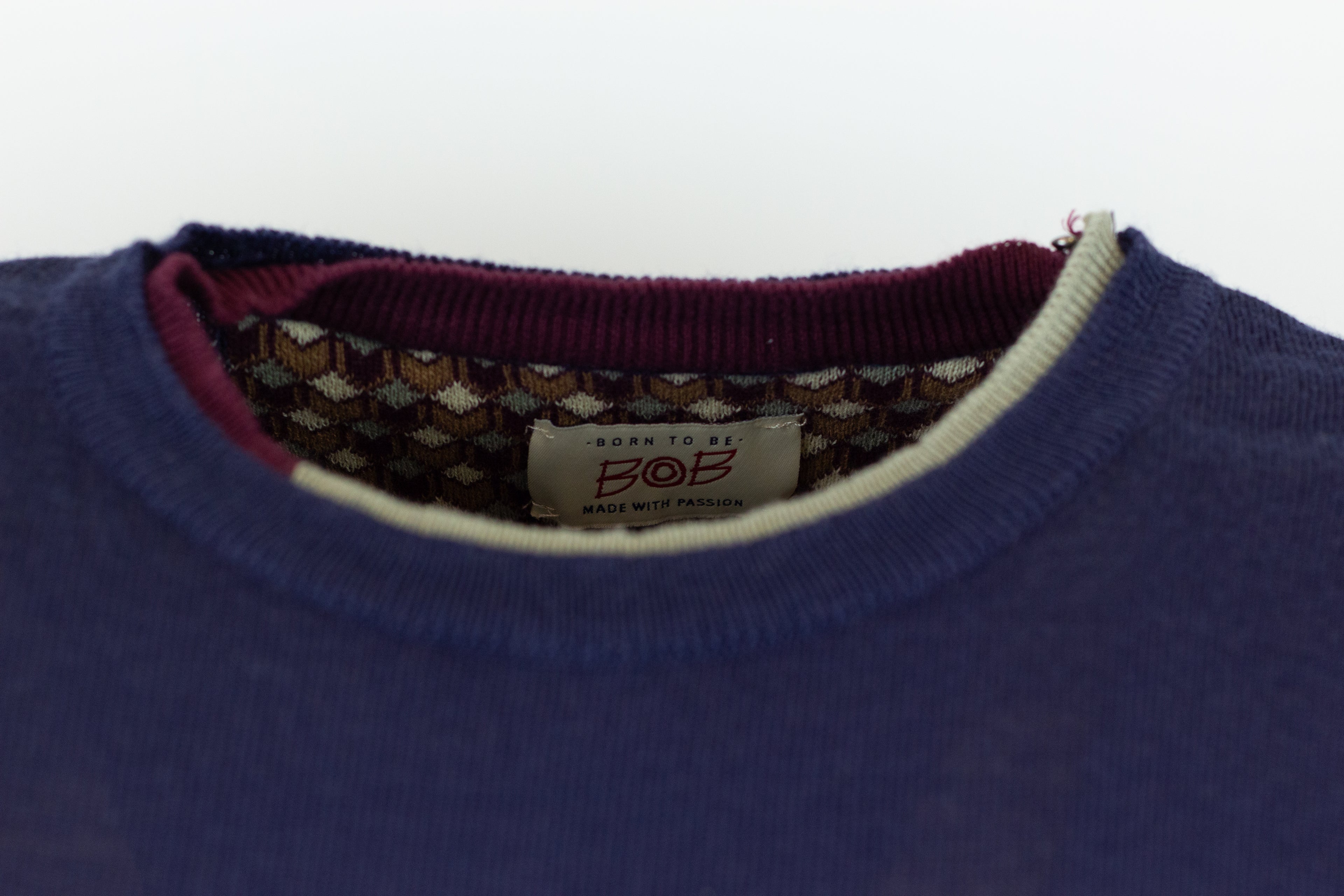 Maglione BOB modello Scaf Blu