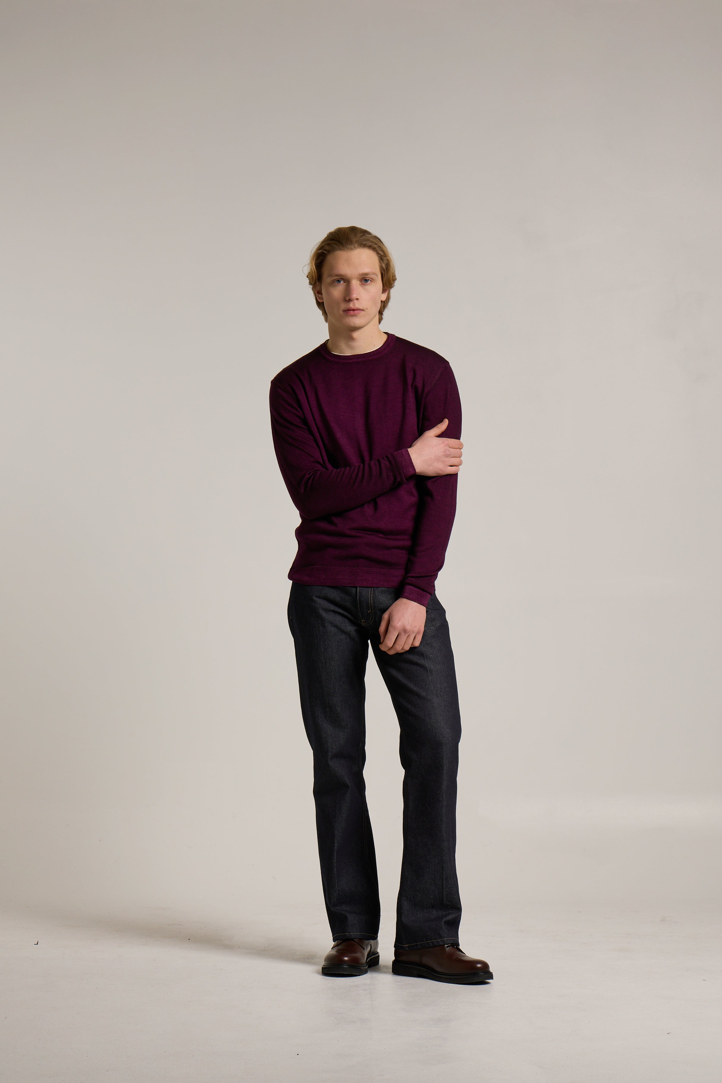 Pullover Wool & Co. Girocollo Merinos Vintage