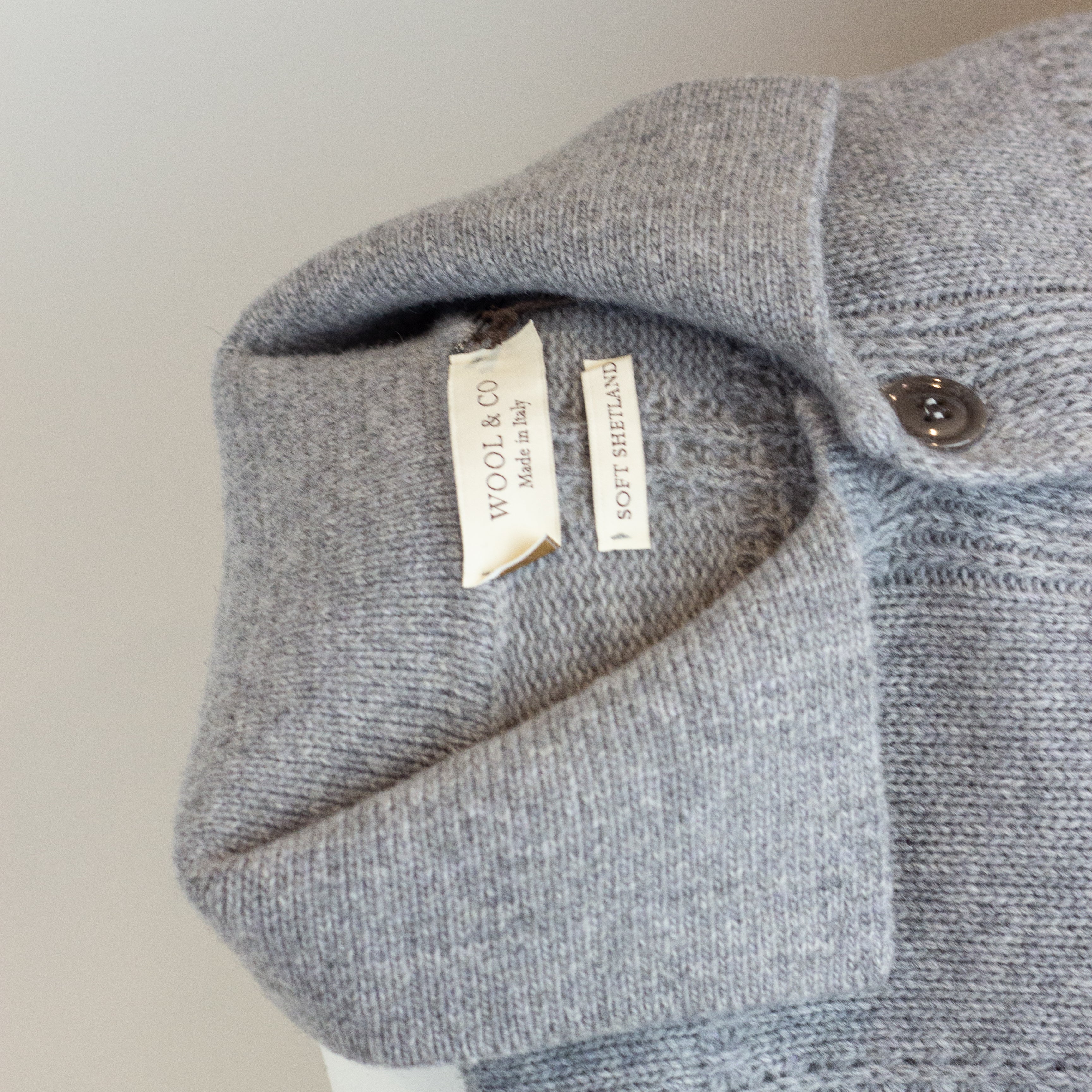 Cardigan Wool & Co. Punto Quadro