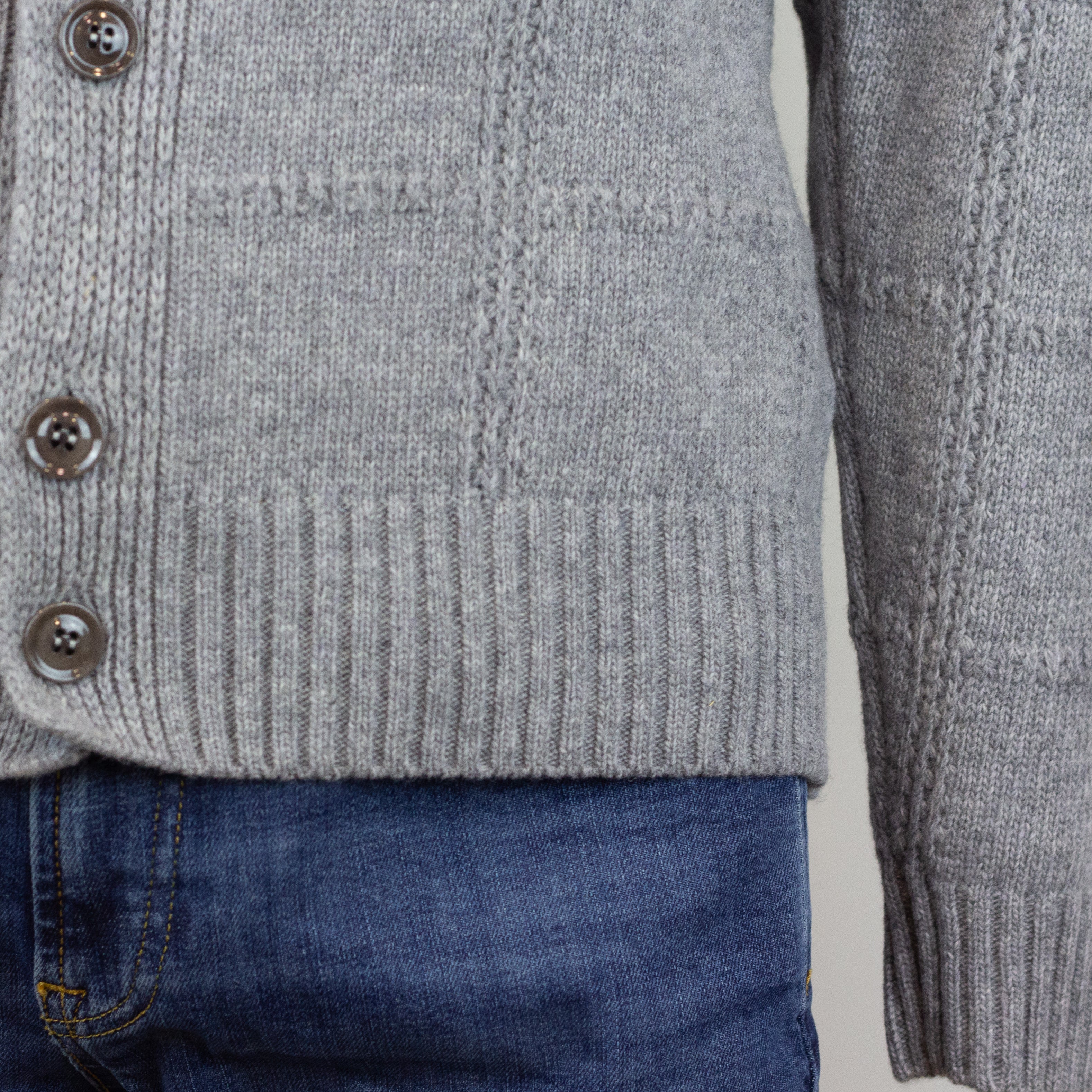 Cardigan Wool & Co. Punto Quadro