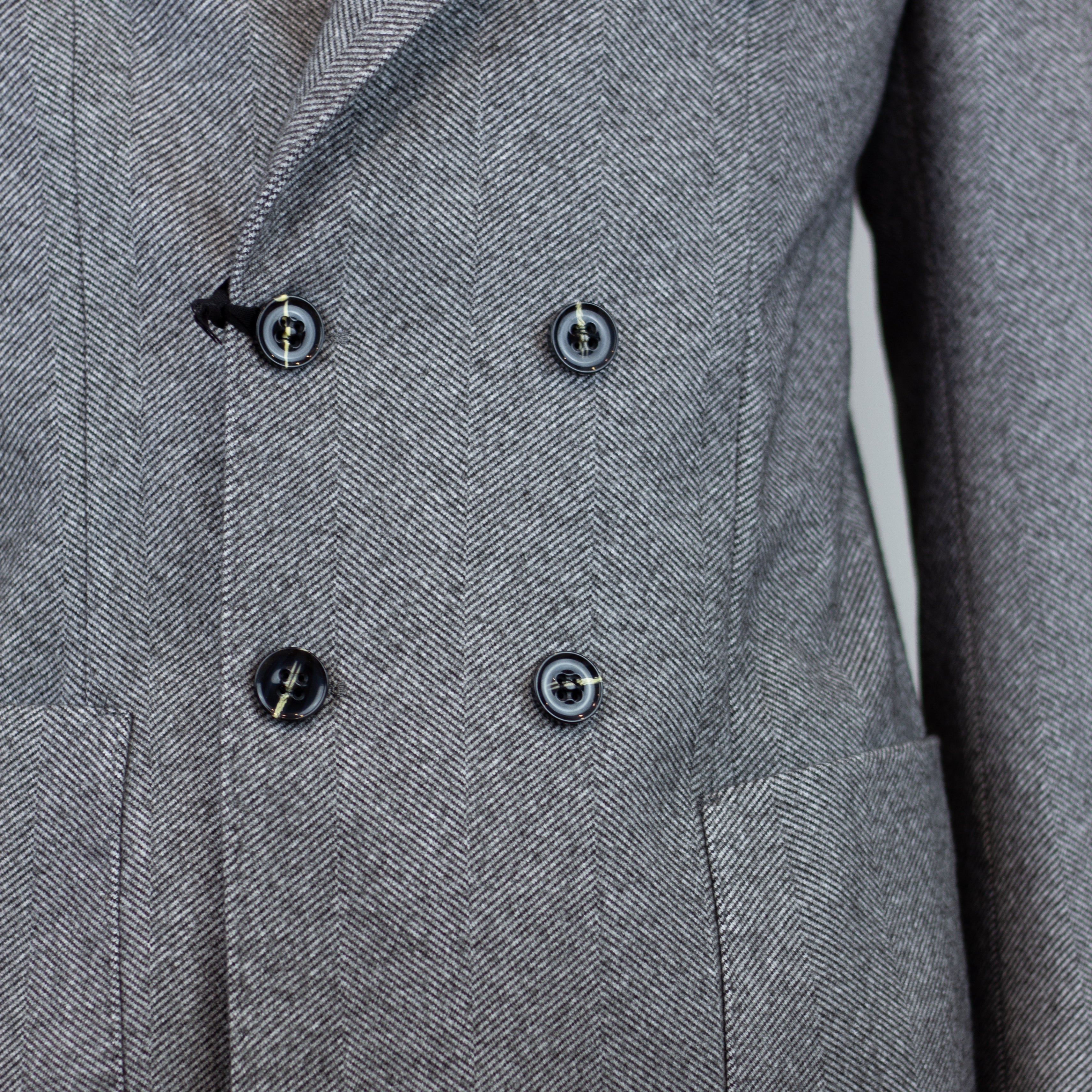 Cappotto QB24 Doppiopetto Brenda Grigio