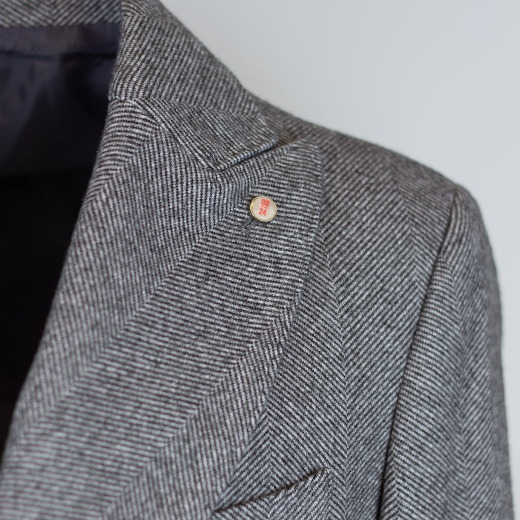 Cappotto QB24 Doppiopetto Brenda Grigio