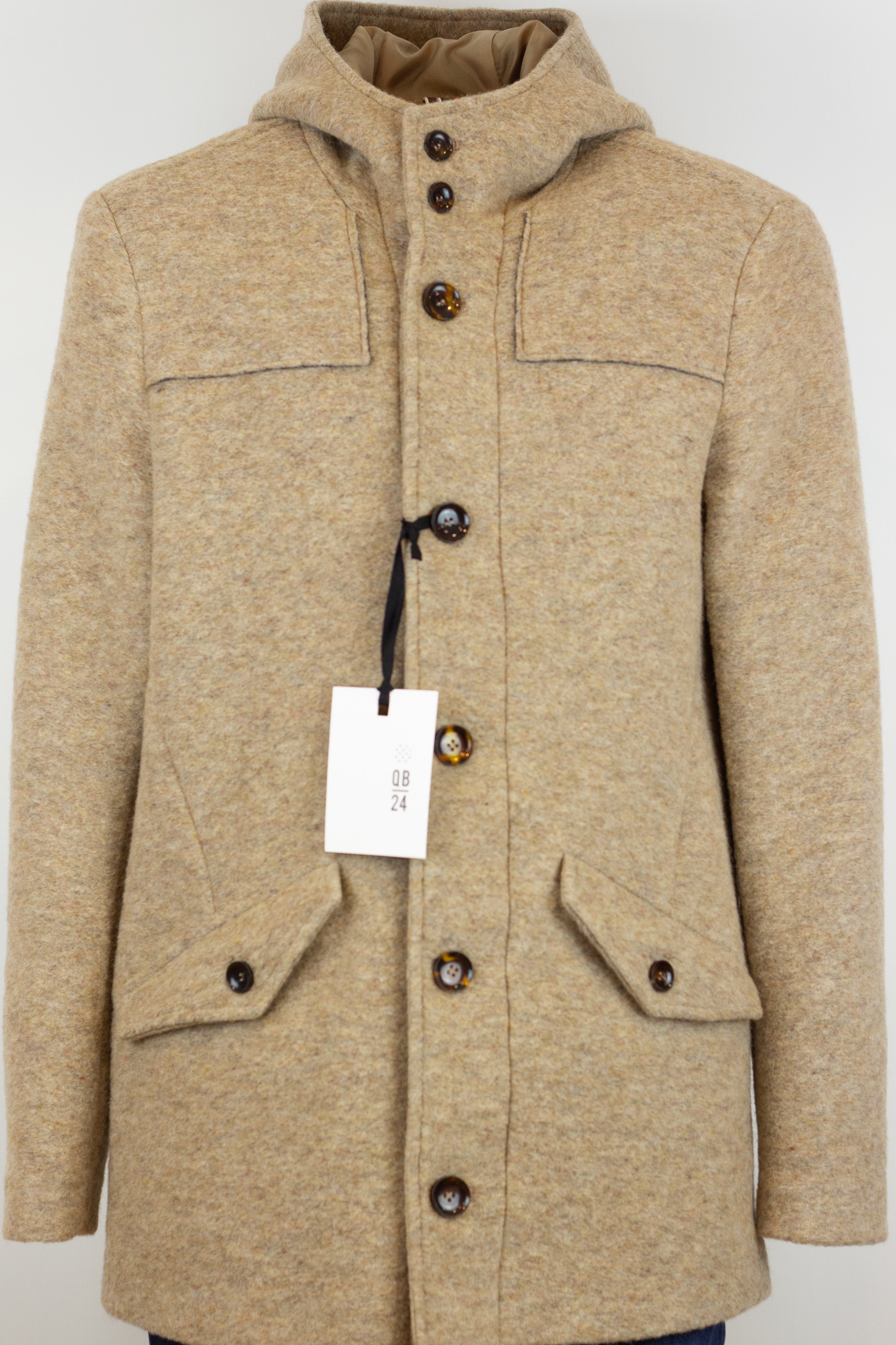 Cappotto QB24 Krama Avorio