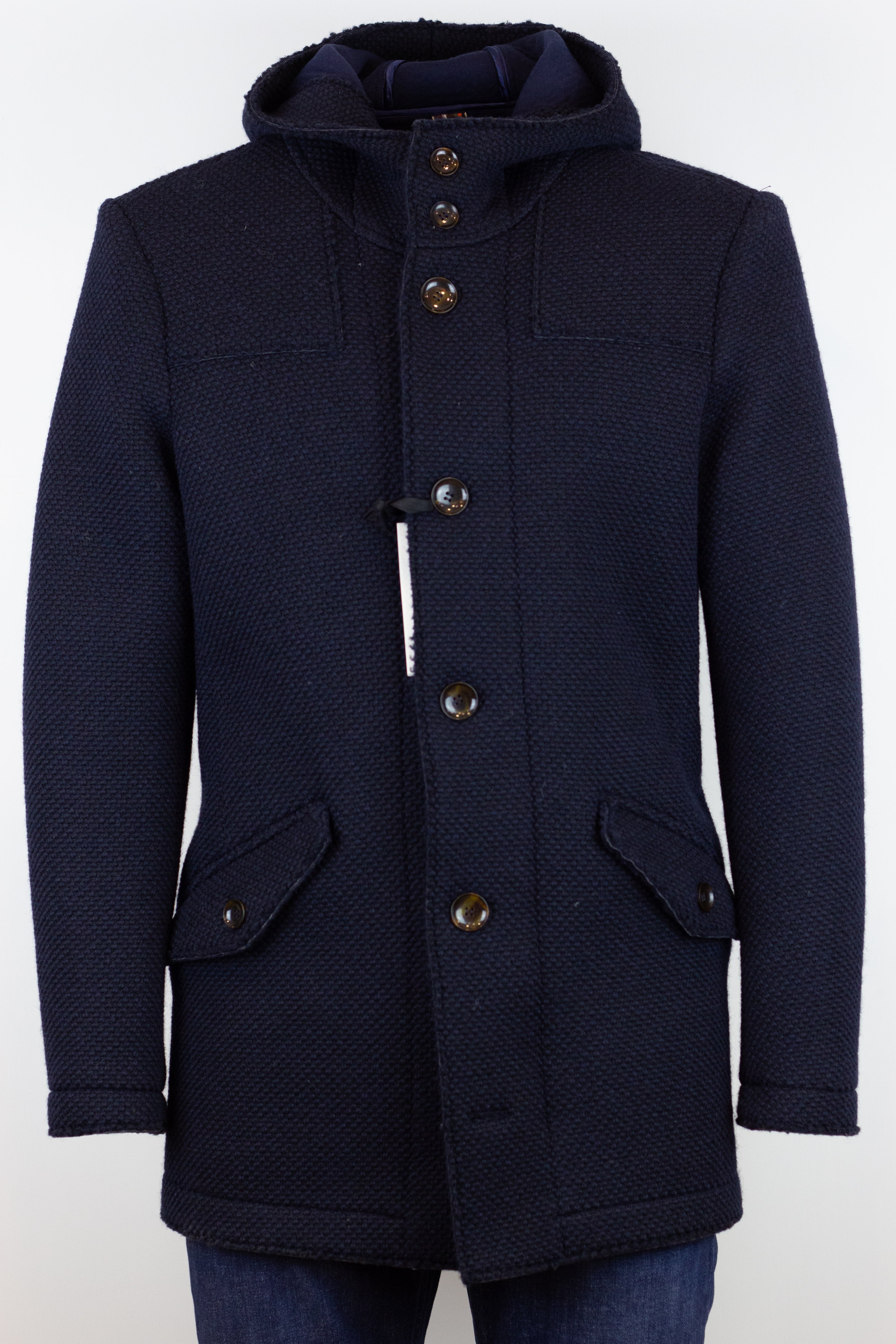 Cappotto QB24 Parka Piquet Blu