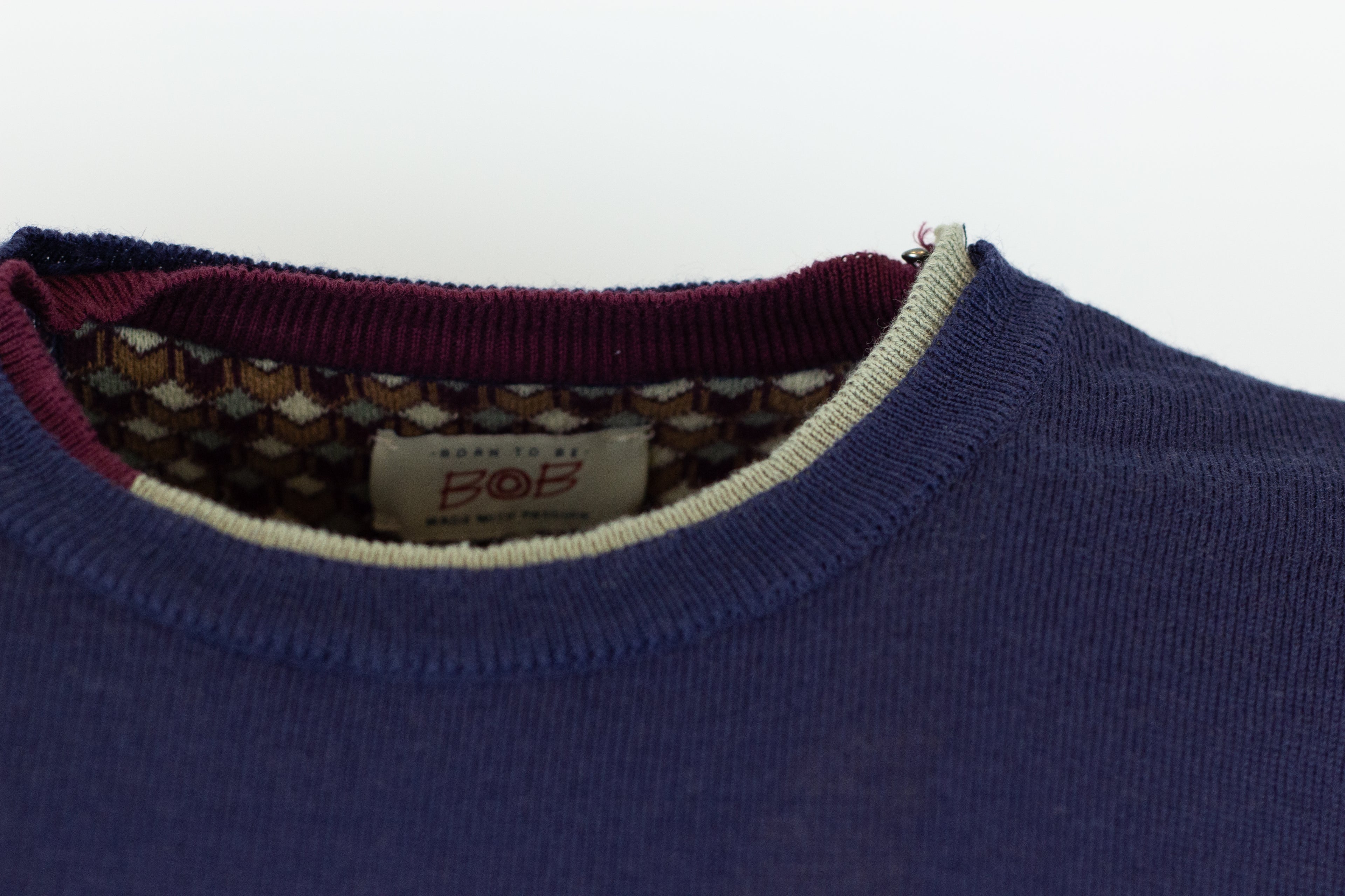 Maglione BOB modello Scaf Blu