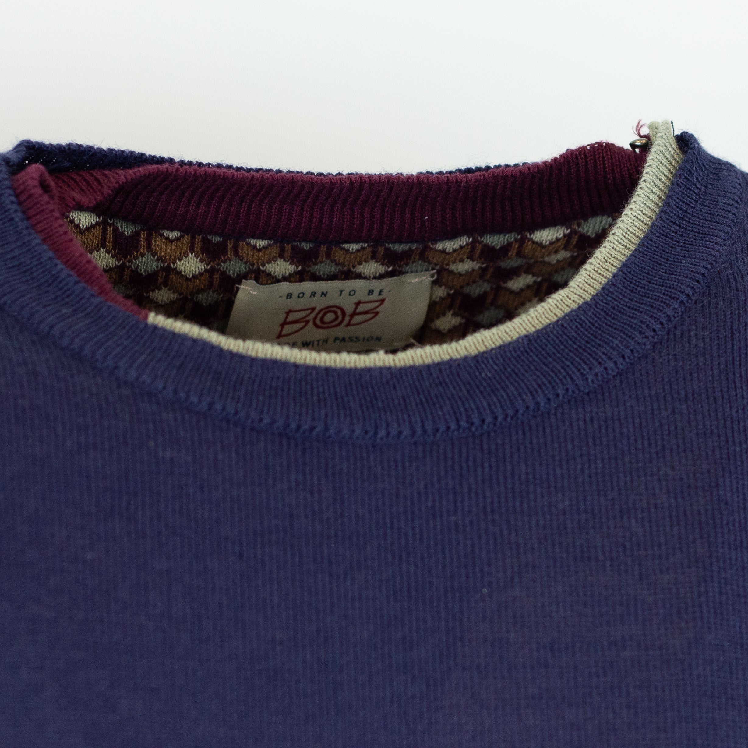 Maglione BOB modello Scaf Blu