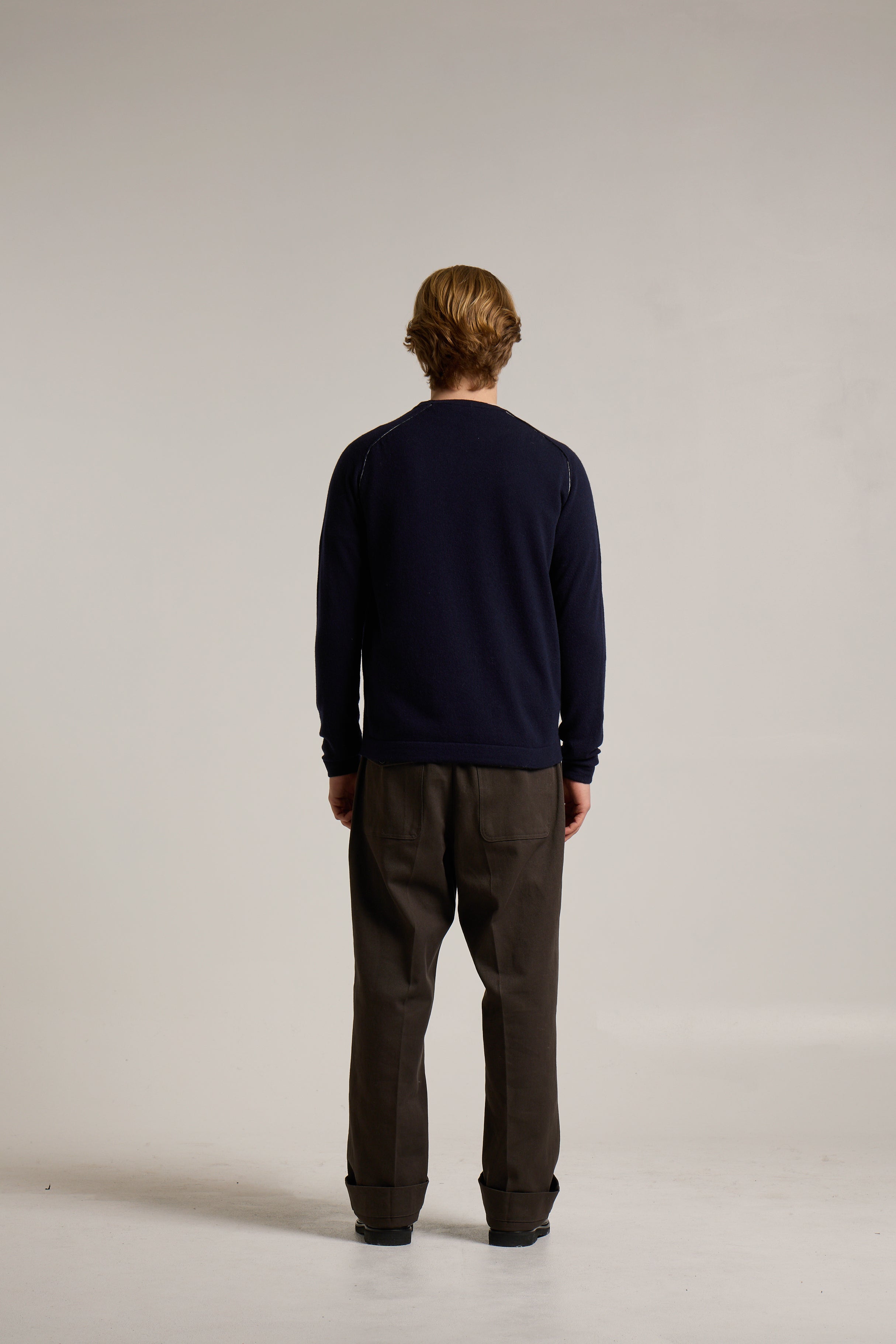 Maglione Wool & Co. Girocollo Taglio Felpa WO0180