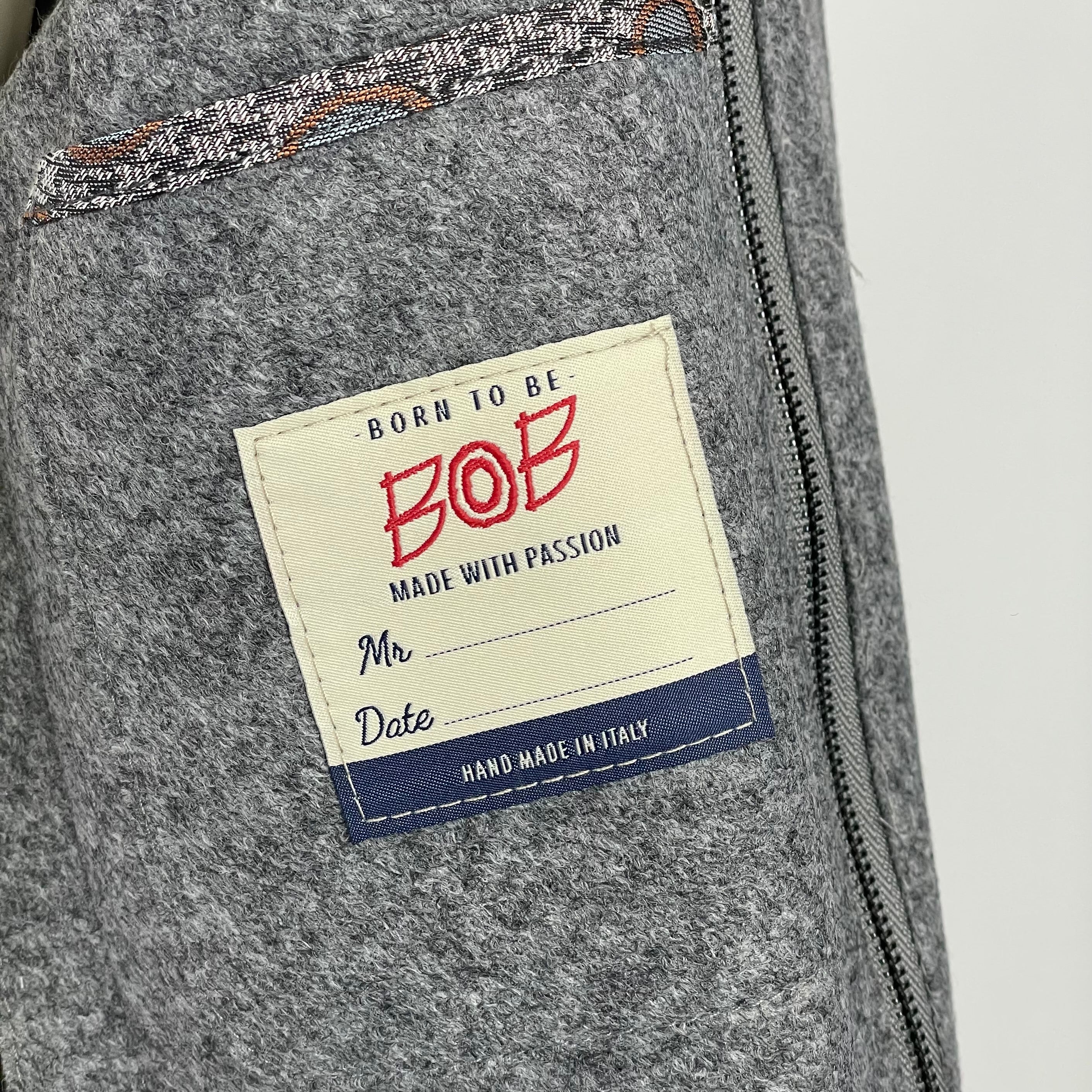 Giacca BOB Lewis Con Cappuccio Grigio