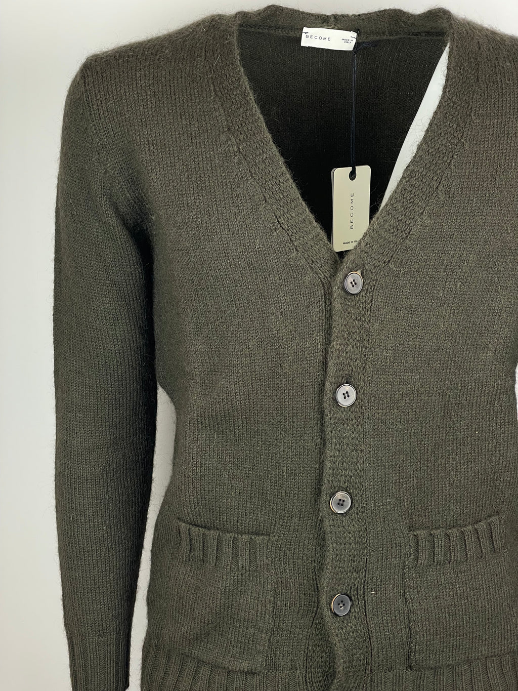 Cardigan Become Verde 541419A