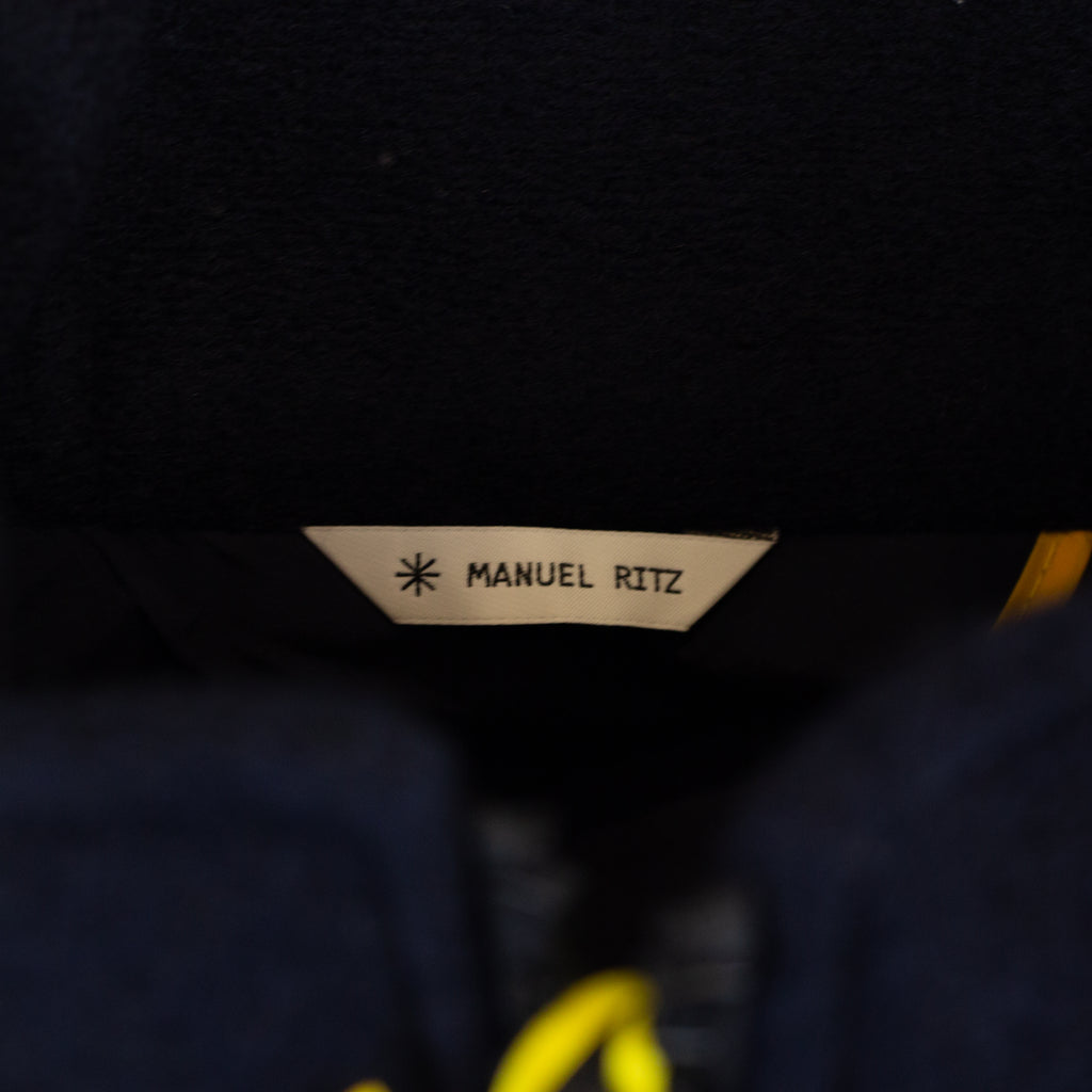 Bomber Manuel Ritz Lana e Neoprene Blu