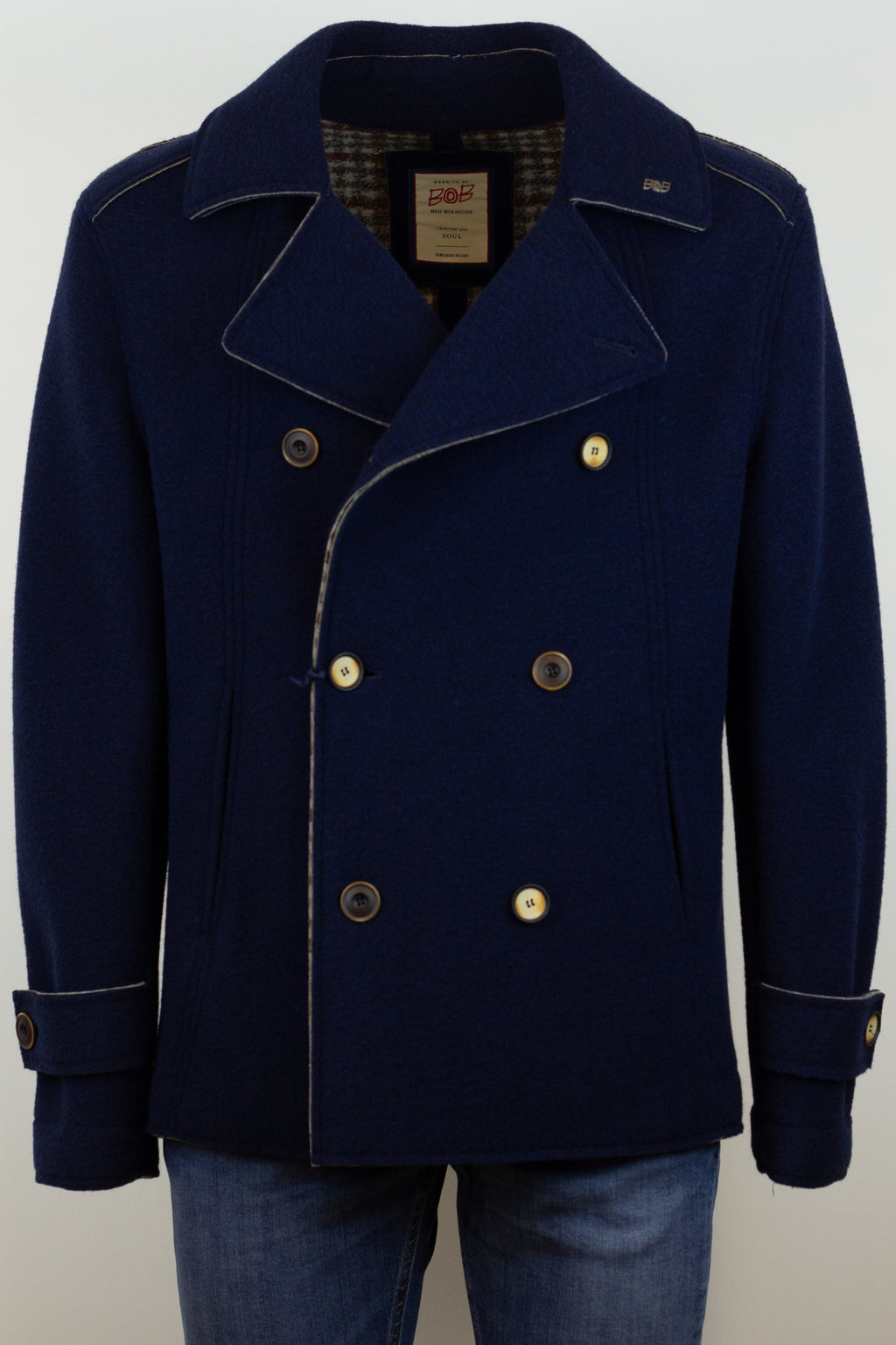 Cappotto BOB Peacoat Blu