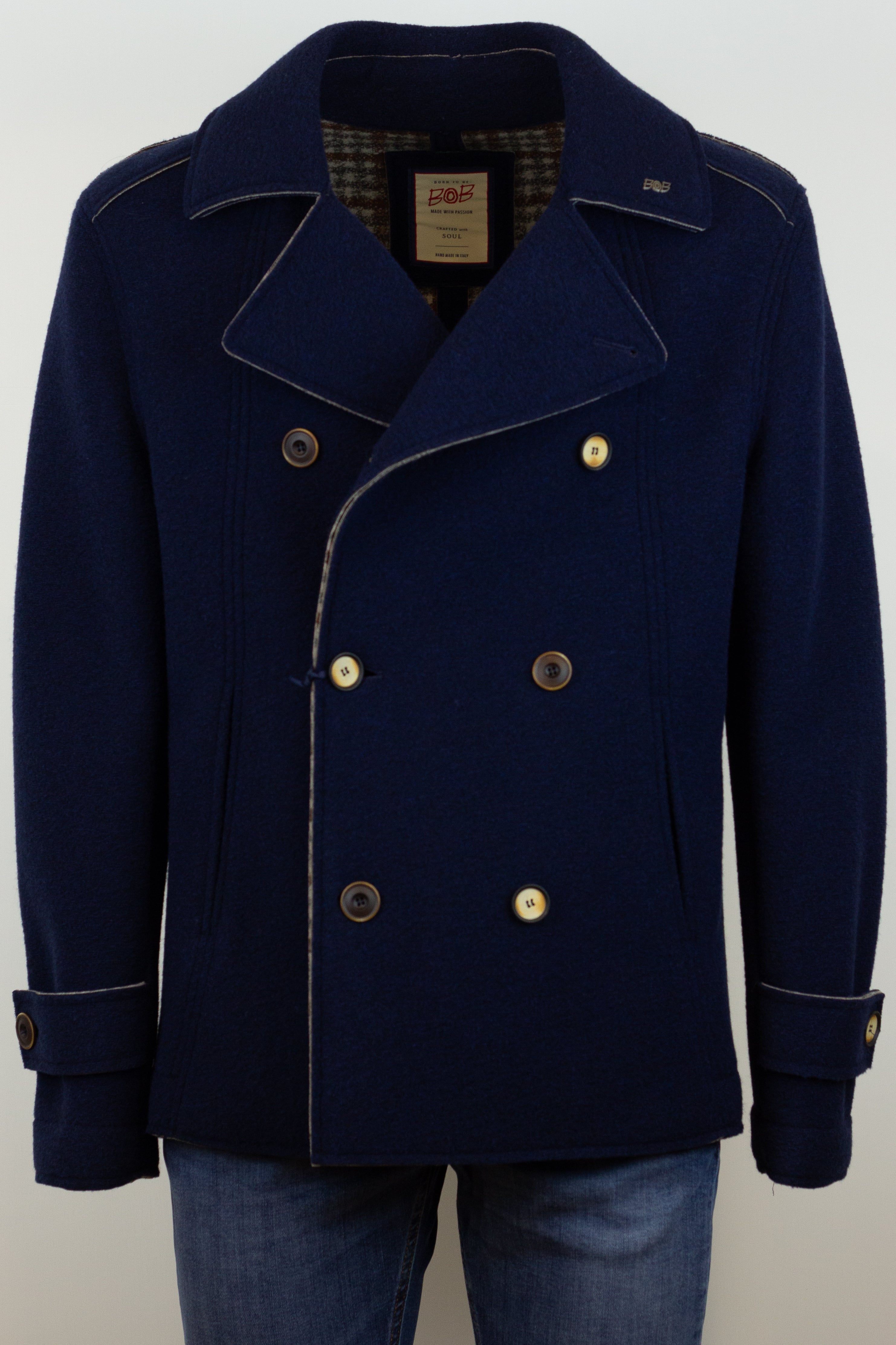 Cappotto BOB Peacoat Blu