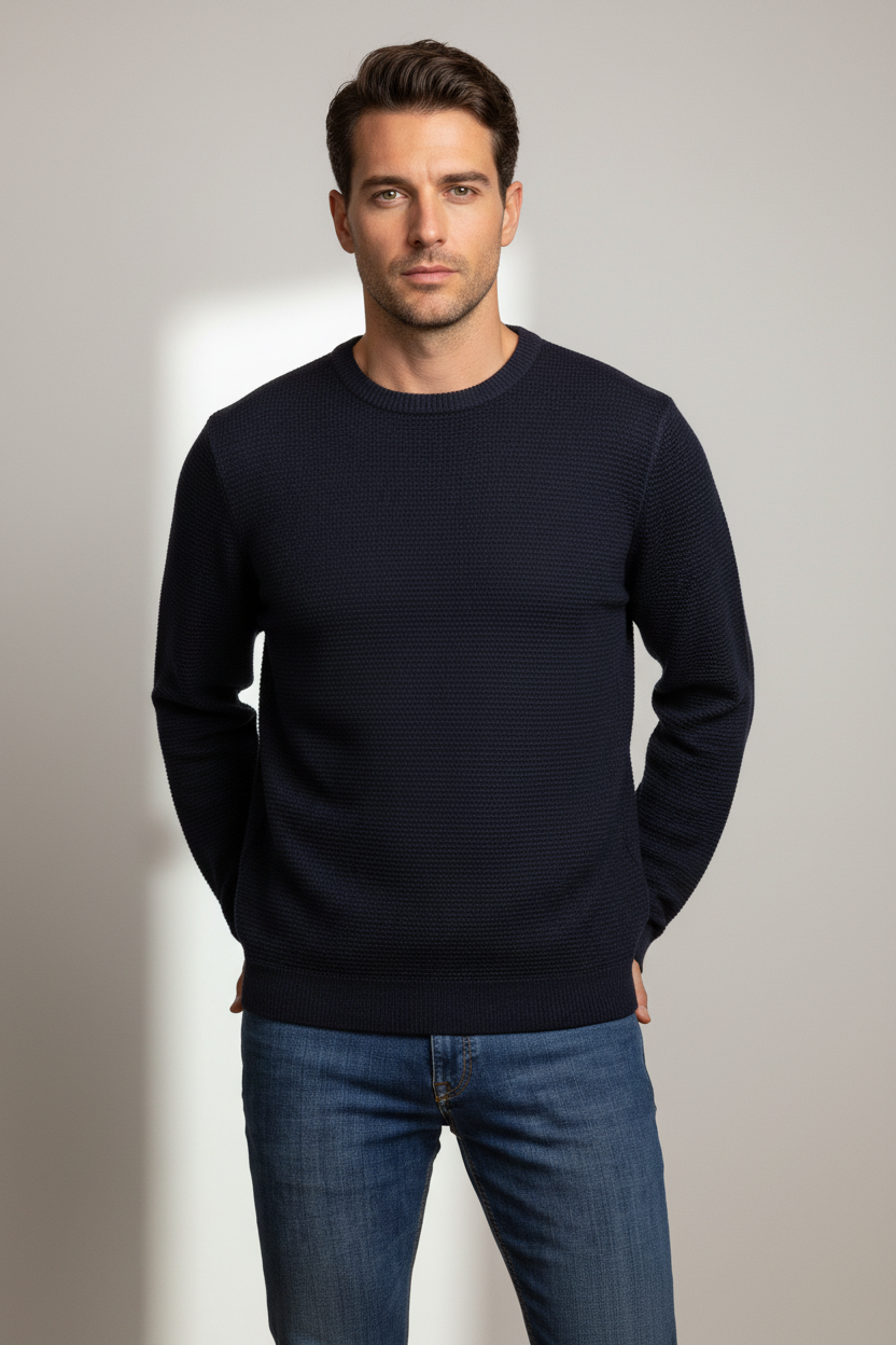Maglione Wool & Co Merinos Lavorato WO1015