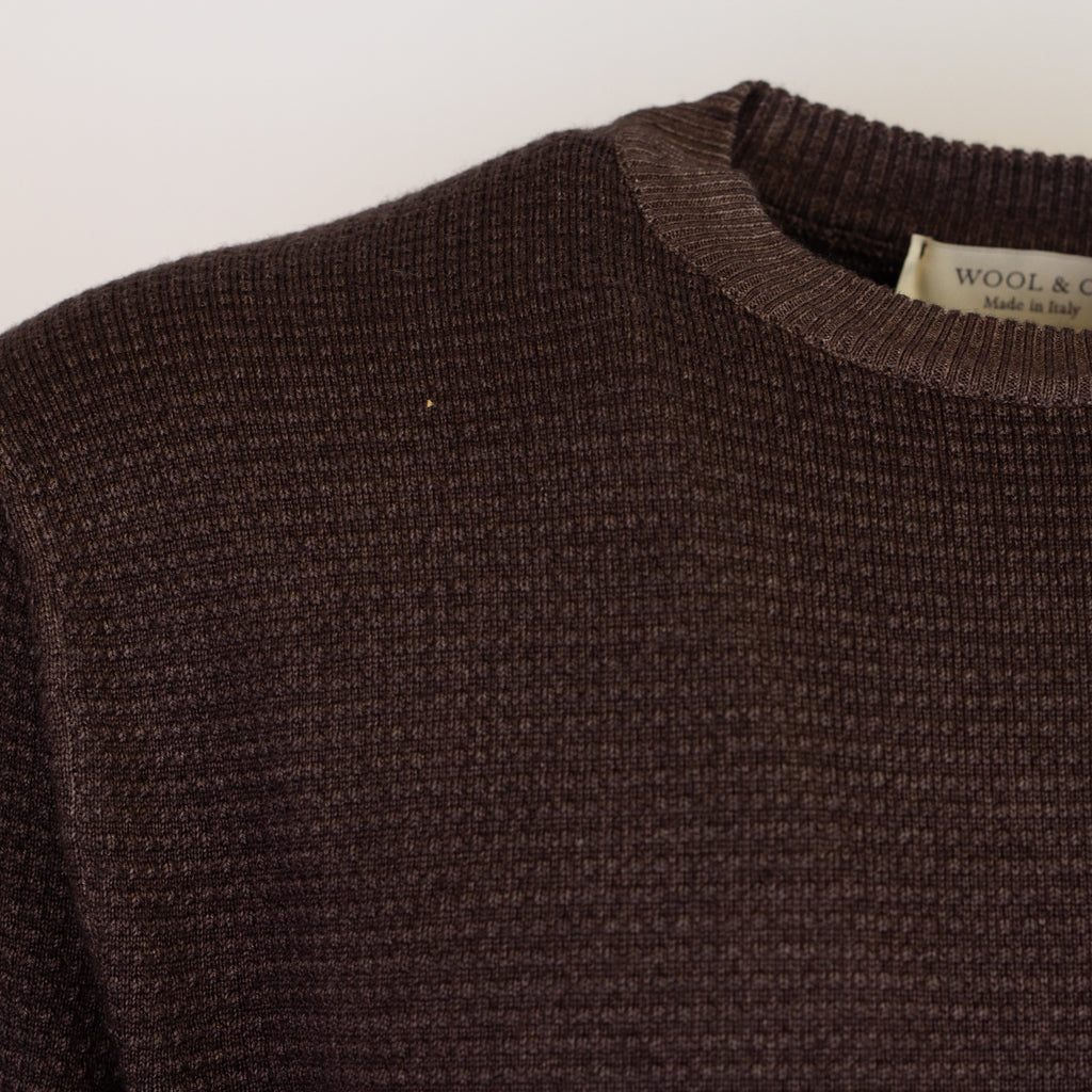 Maglione Wool & Co Merinos Lavorato WO1015