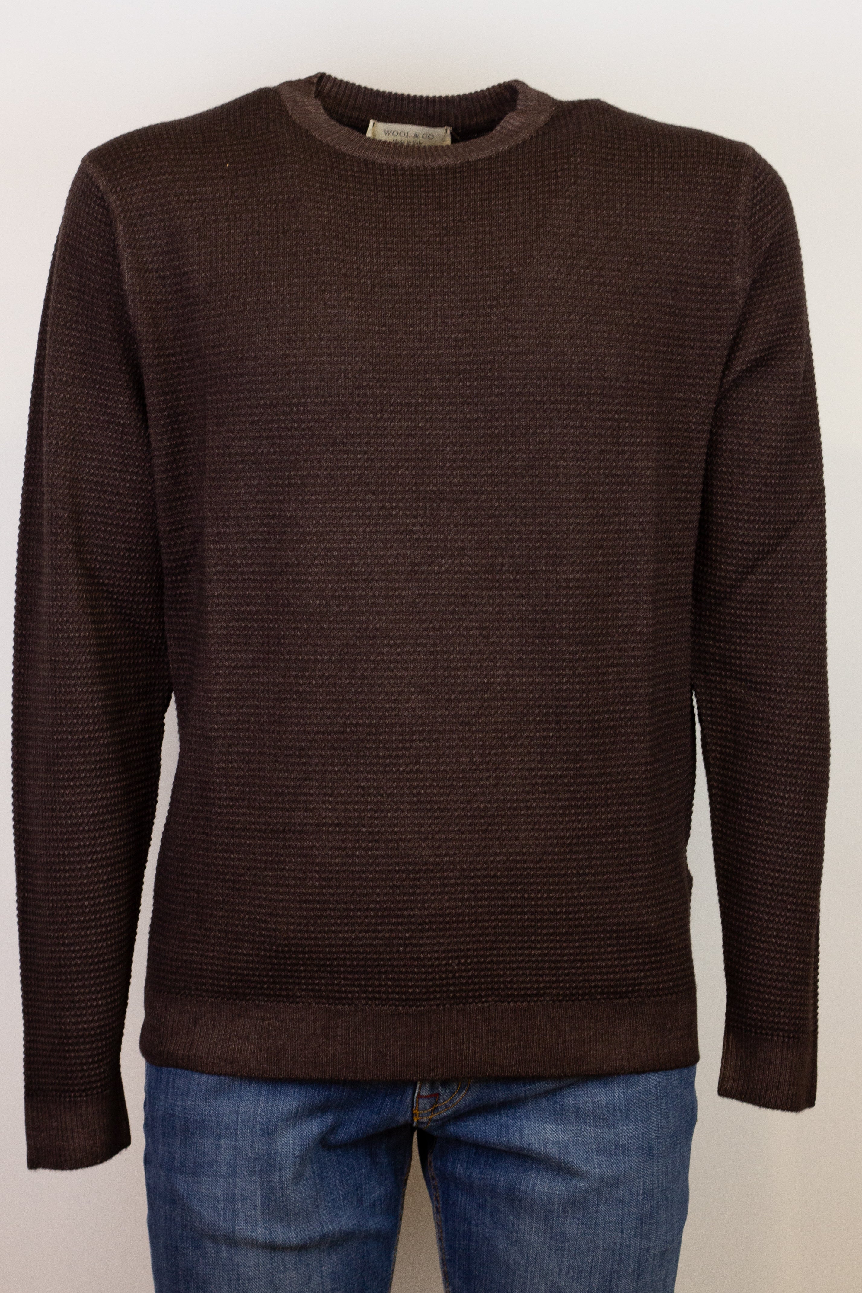 Maglione Wool & Co Merinos Lavorato WO1015