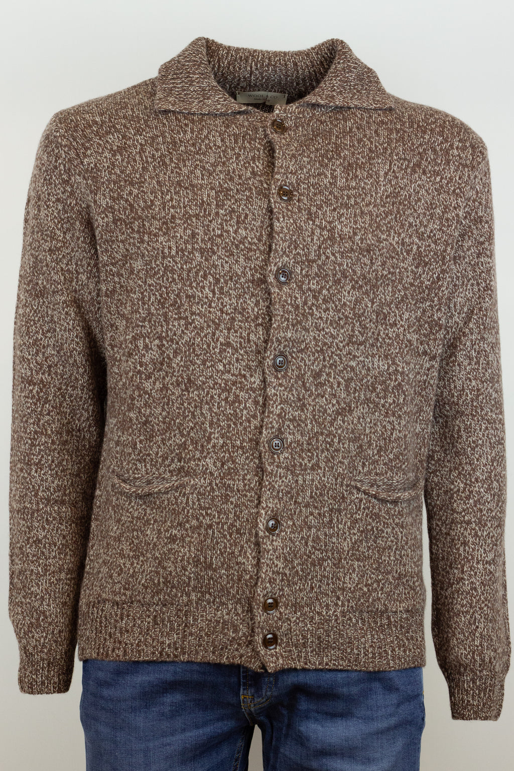 Cardigan Wool & Co. Collo Camicia