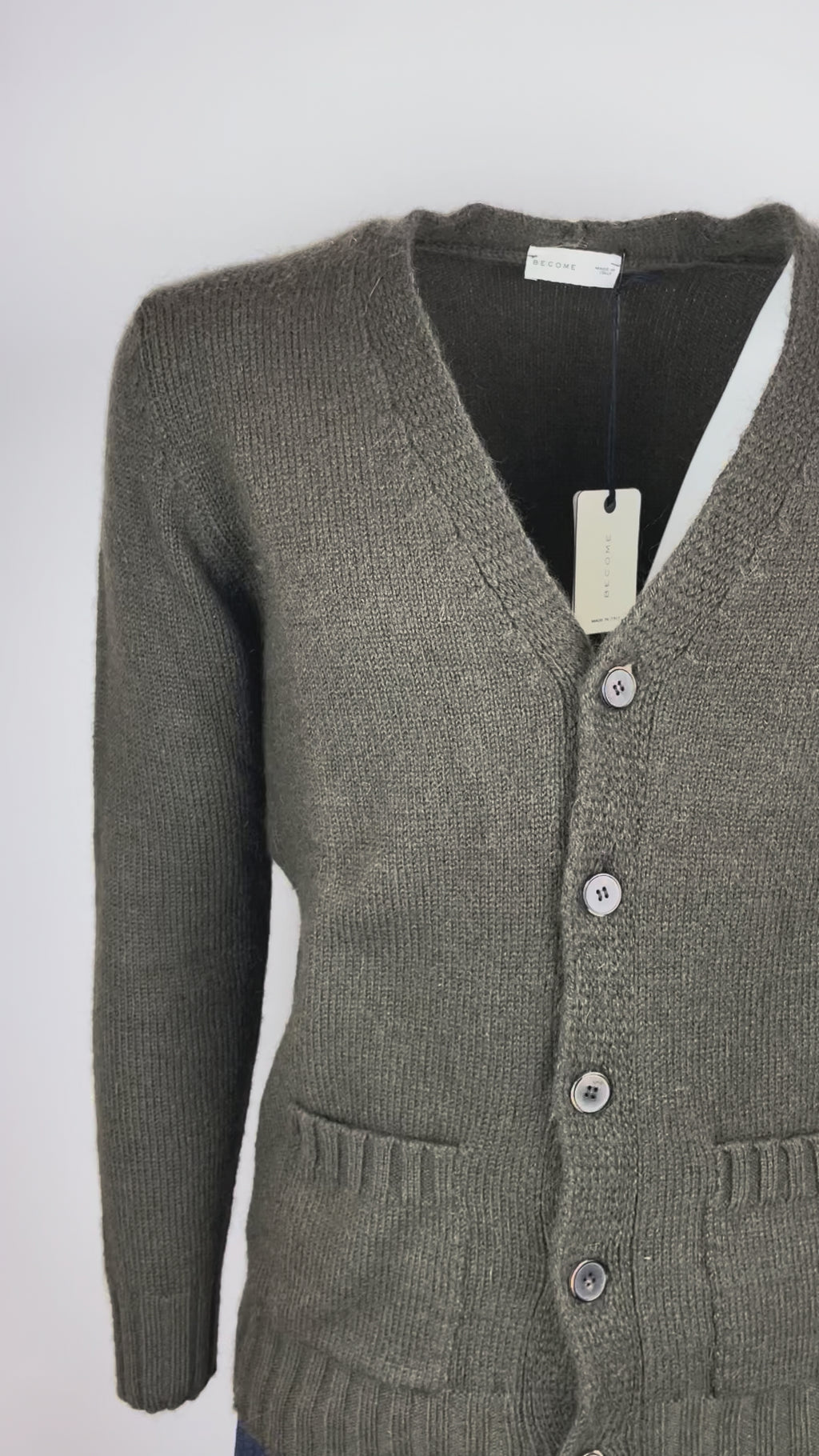 Cardigan Become Verde 541419A