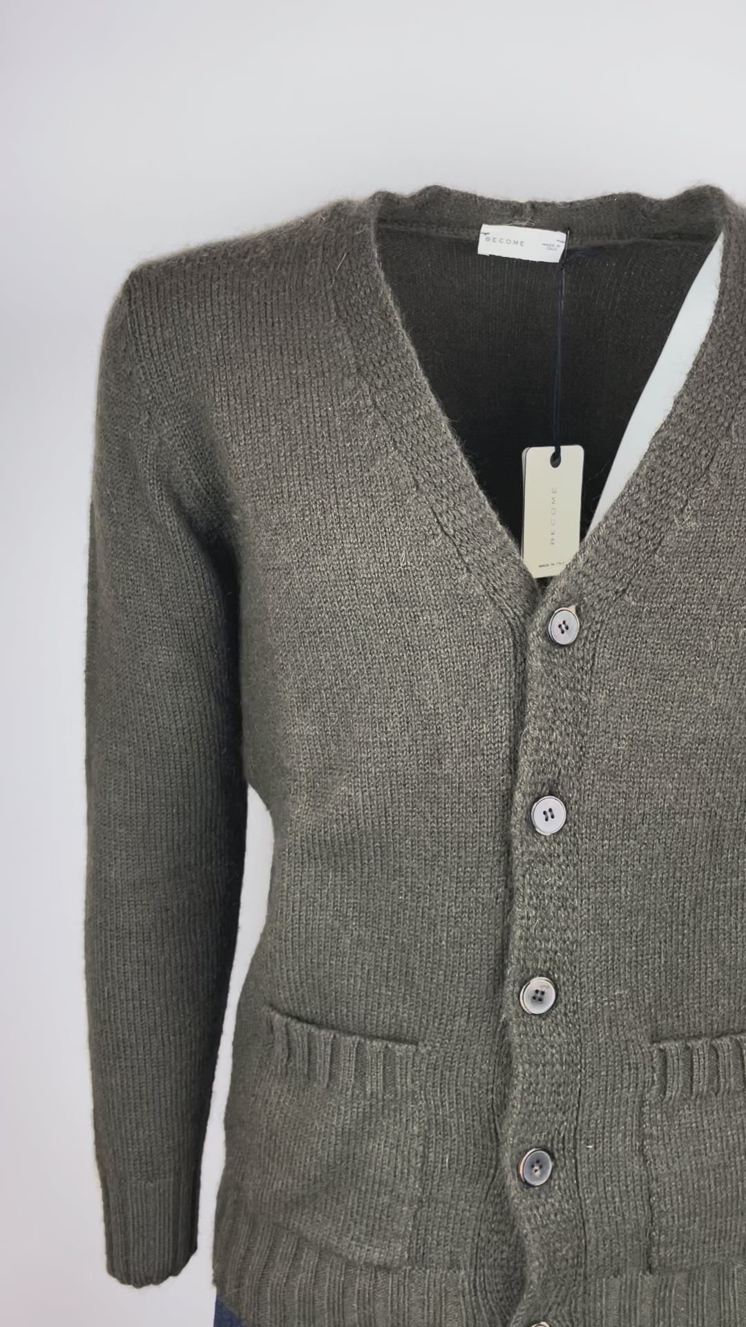 Cardigan Become Verde 541419A