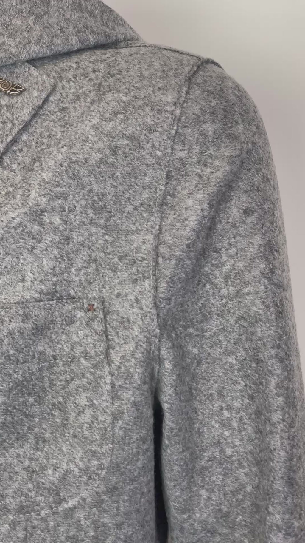 Giacca BOB Lewis Con Cappuccio Grigio